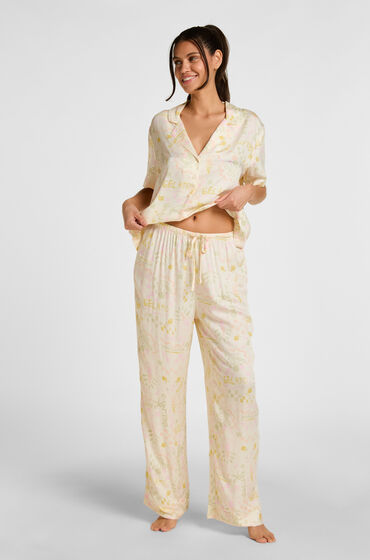 Hunkemöller Satinbukser Hvid