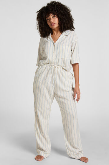 Hunkemöller Linned Bukser Hvid