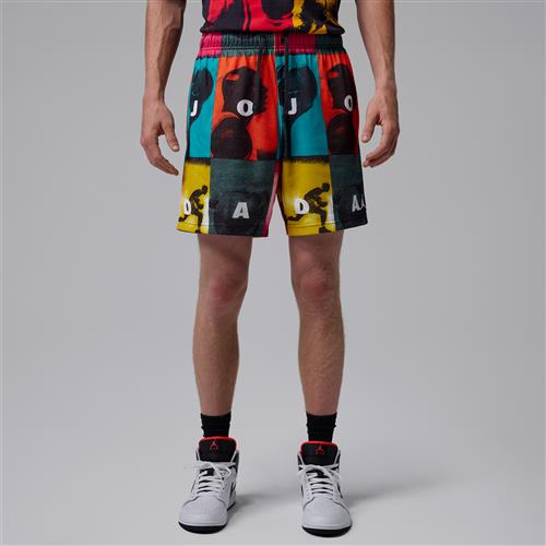 Jordan Brooklyn-shorts i mesh til mænd - hvid