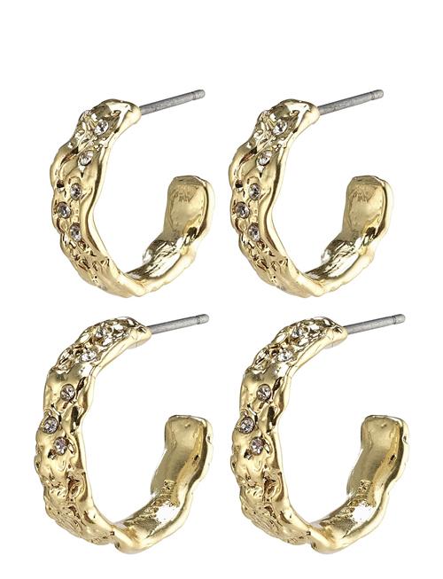 Pilgrim | Pauline Crystal Hoop Earrings 2-In-1 Set | ONE SIZE
