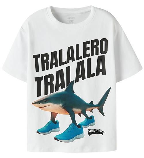 Name It T-shirt - Noos - NkmArmi Brainrot - Bright White