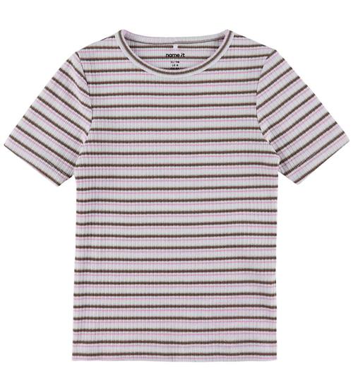Name It T-shirt - Rib - NkfHasita - Pink Drink