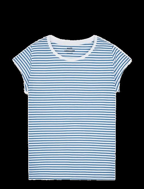 Mads Nørgaard | Fine Jersey Stripe Teasy Tee Fav | XS