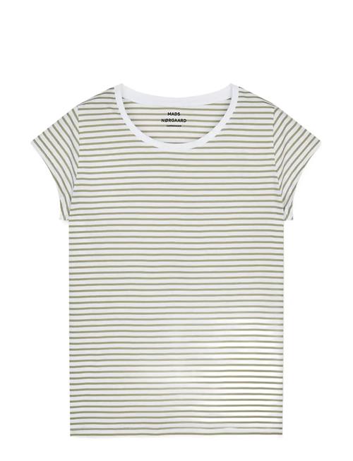 Mads Nørgaard | Fine Jersey Stripe Teasy Tee Fav | XL