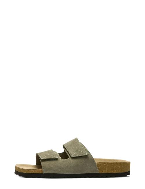 Selected | Slhbastian Suede Strap Slider B | 41