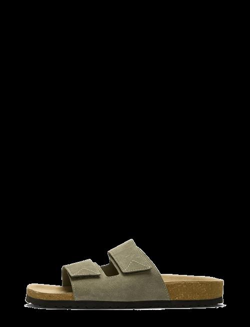 Selected | Slhbastian Suede Strap Slider | 44