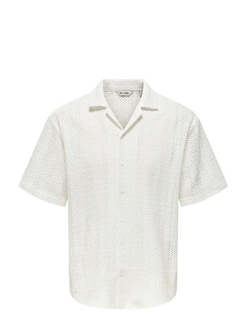 ONLY & SONS | Onsdani Crochet Ss Shirt Noos | XS