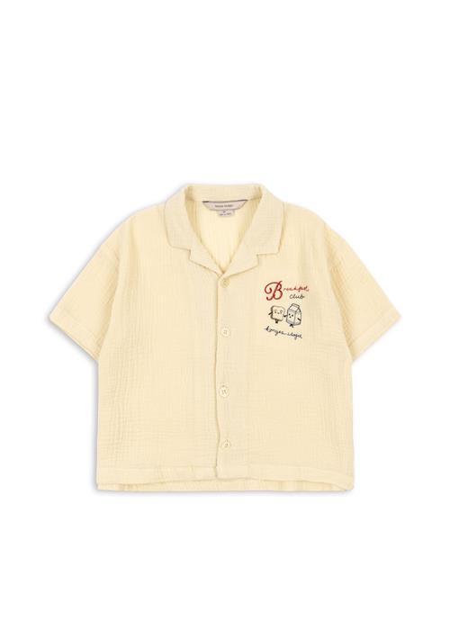 Konges Sløjd GOTS Coco Skjorte Sea Mist  Sea Mist 3 Y  Gul  3 år  mand