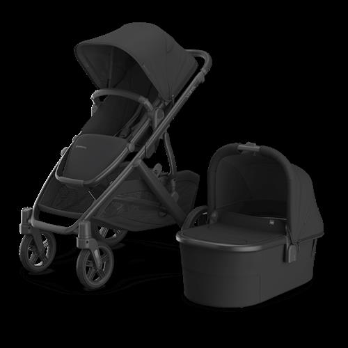 UPPAbaby Vista V3 Duo Klapvogn Jake Charcoal Charcoal -OS  Sort  One Size 0+ unisex