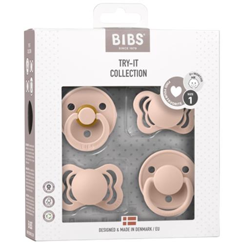 BIBS Try-it Collection Sutter Blush  Blush 0+ Months  Lyserød  0+ måneder  unisex