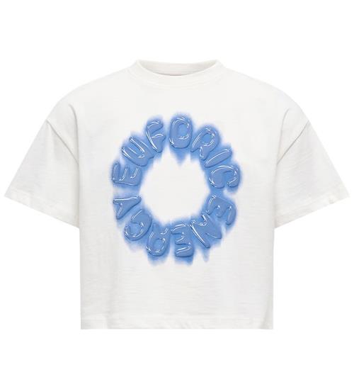 Kids Only T-shirt - KogDaphne - Cloud Dancer/Euphoric