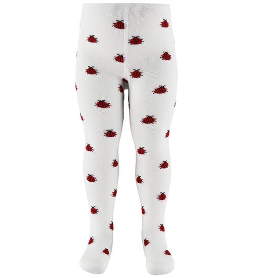 Fuzzies Strømpebukser - Off White m. Mariehøns