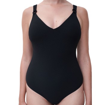 Femilet Navarino Shaping Swimsuit Sort nylon 38 Dame