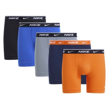 Nike 5P Essentials Cotton Stretch Boxers Orange bomuld Large Herre