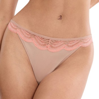 Triumph Trusser Comfort Glam Thong Sand/rosa 46 Dame