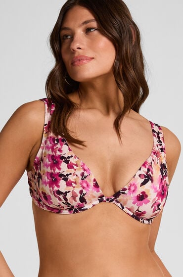 Hunkemöller Lagos Bøjle-Bikinitop Uden Polstring Beige