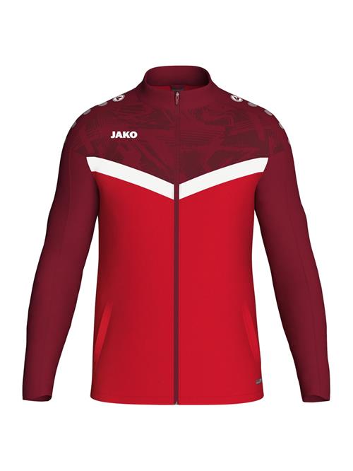 JAKO Sportsjakke  rød / bordeaux / hvid