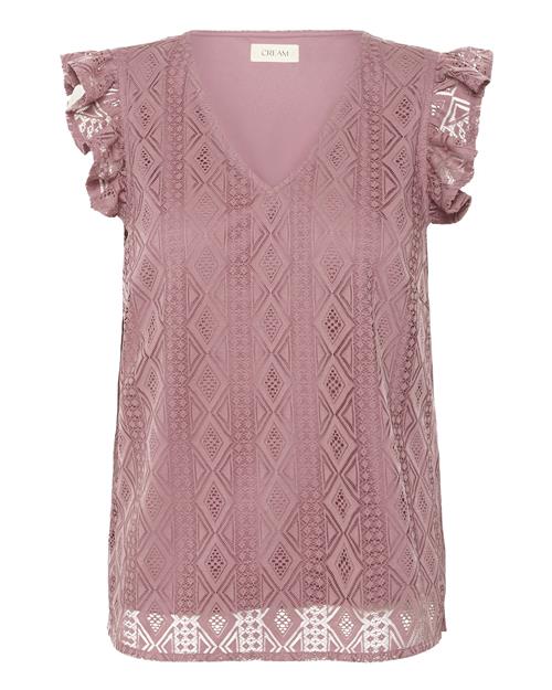 Cream Bluse 'Danika'  gammelrosa