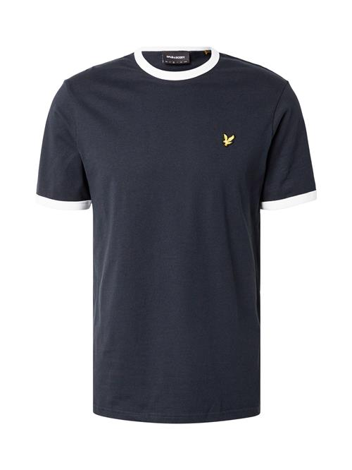Lyle & Scott Bluser & t-shirts 'Ringer'  navy / gul / hvid