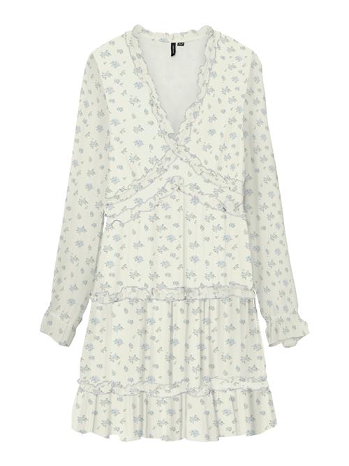 Vero Moda Petite Kjole 'VMSMILLA'  opal / mørkegrøn / hvid