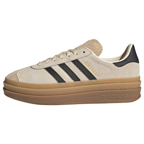 ADIDAS ORIGINALS Sneaker low 'Gazelle Bold Latte'  guld / sort / uldhvid