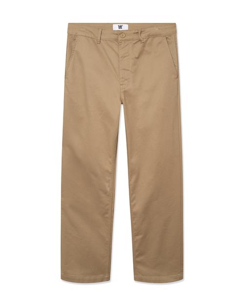 WOOD WOOD Lærredsbukser 'Silas'  camel