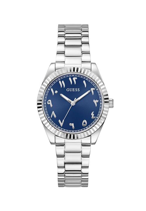 GUESS Analogt ur 'Luna'  navy / sølv