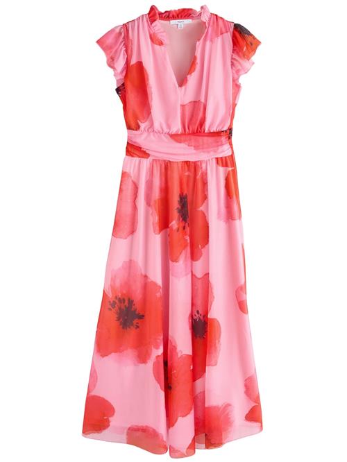 Next Kjole  lys pink / rød / sort