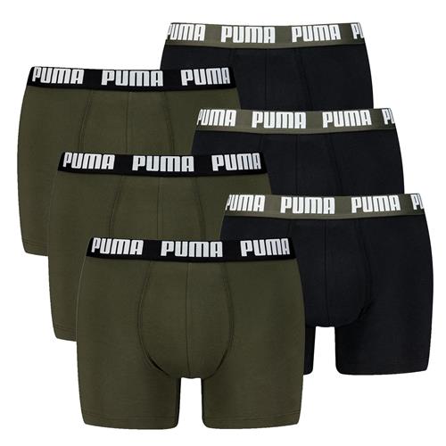 PUMA Boksershorts  grøn / sort / hvid