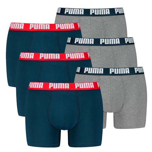 PUMA Boksershorts  navy / grå / rød / hvid