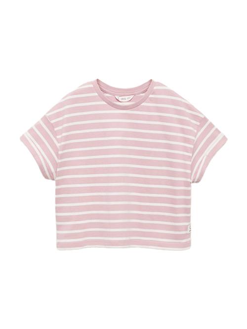 MANGO KIDS Bluser & t-shirts 'RITA'  lyserød / hvid