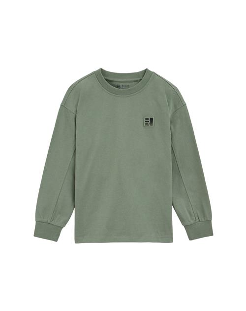 WE Fashion Shirts  grøn / sort