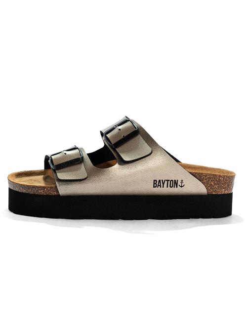 Bayton Pantoletter 'EDITH'  grøn / sort