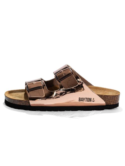 Bayton Pantoletter 'ATLAS'  beige / rosa guld