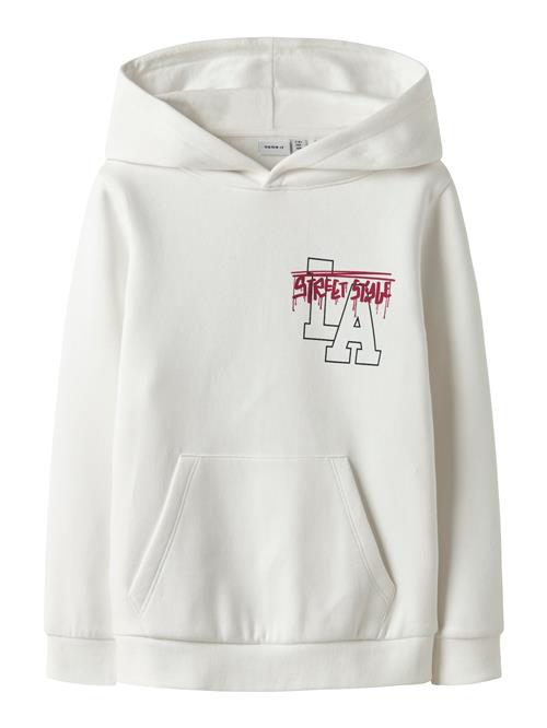 NAME IT Sweatshirt 'NKMKILIAN'  rød / sort / hvid