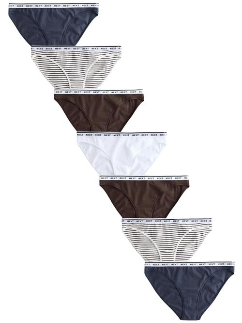 Next Slip  navy / choko / hvid