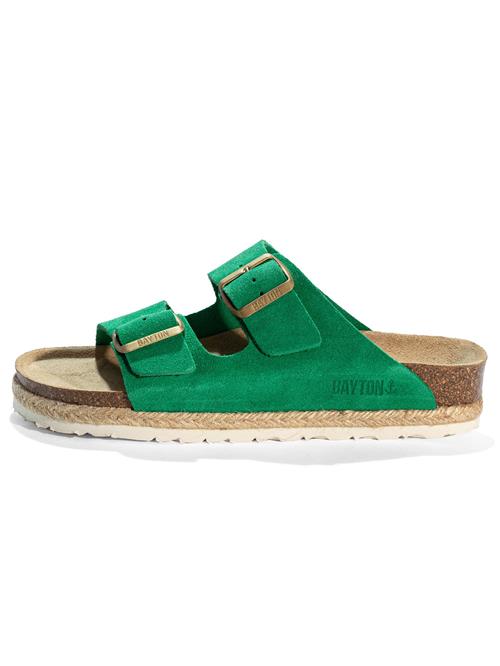 Bayton Pantoletter 'BENALLA'  brun / grøn