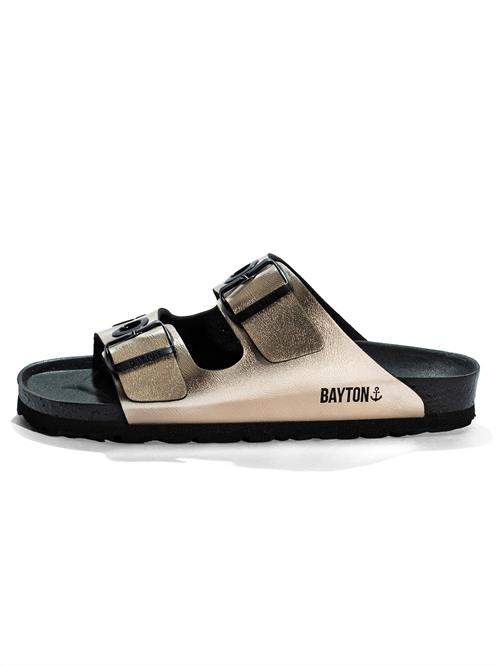 Bayton Pantoletter 'JANNY'  guld / sort