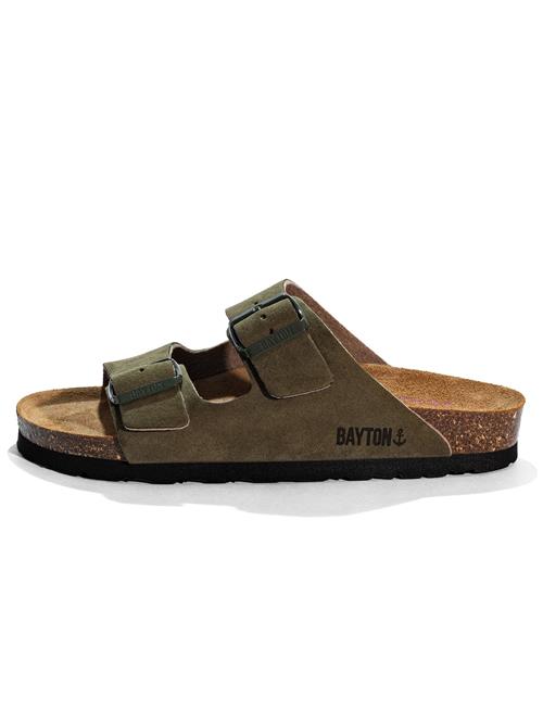 Bayton Pantoletter 'Atlas'  khaki / sort