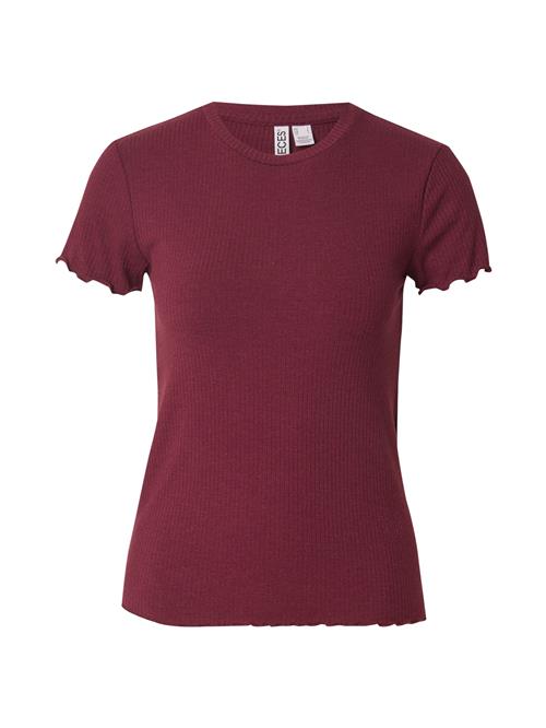 PIECES Shirts 'PCNicca'  vinrød