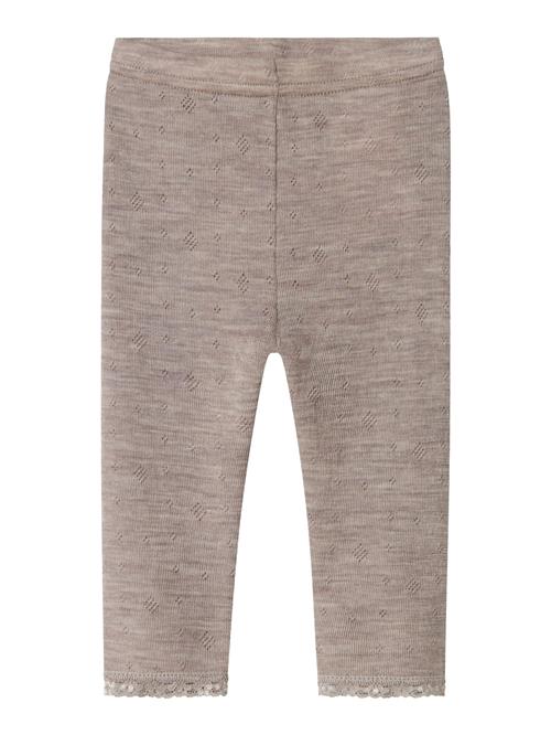 NAME IT Leggings 'NBFWang'  mørkebeige