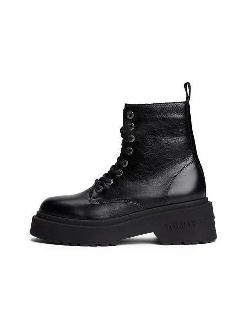 Tommy Jeans Snørestøvletter  sort