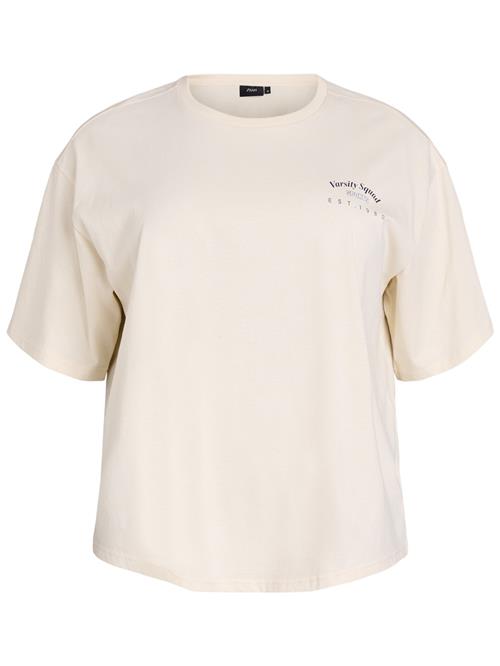 Zizzi Shirts  beige / blå