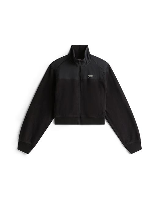 Tommy Jeans Fleecejakke  sort / hvid