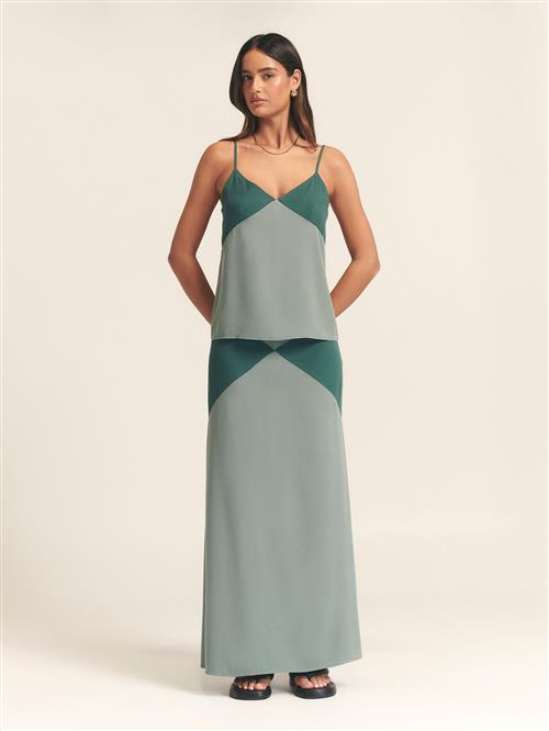 St MRLO Nederdel 'SHADOW'  smaragd / pastelgrøn