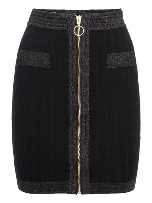 Influencer Nederdel  grå / sort