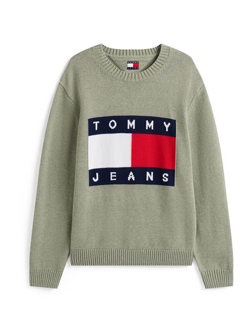 Tommy Jeans Pullover  navy / pastelgrøn / rød / hvid