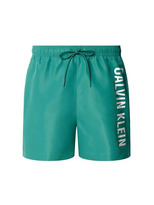 Calvin Klein Swimwear Badeshorts 'Intense Power'  smaragd / hvid