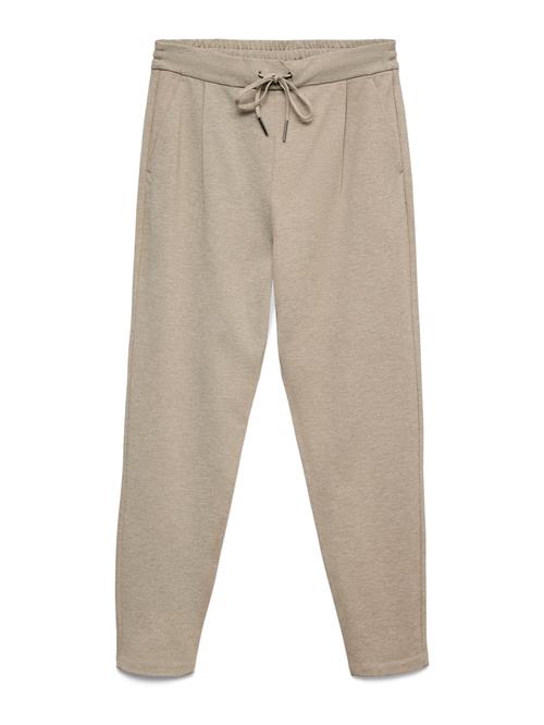 VERO MODA Bukser med lægfolder 'VMEva'  brun-meleret