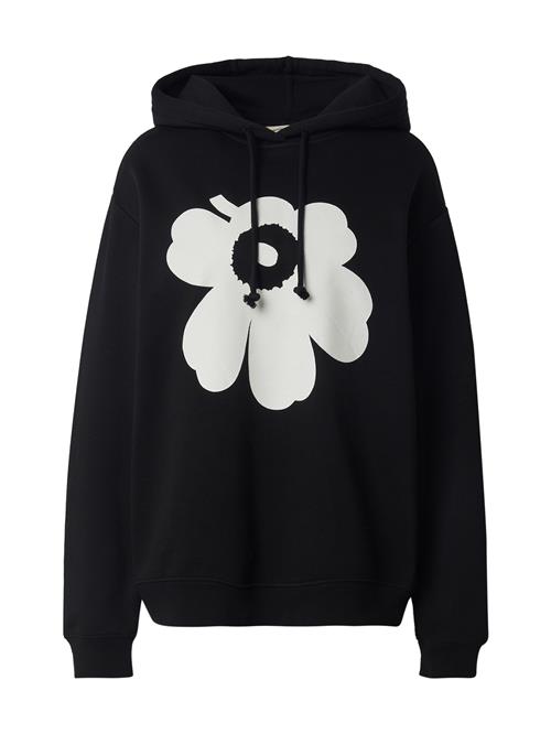 Marimekko Sweatshirt 'RUNOJA'  sort / hvid